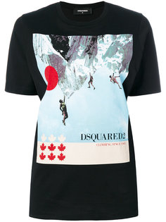 футболка с принтом горного пейзажа Dsquared2