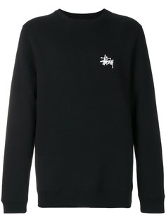 толстовка с принтом-логотипом Stussy