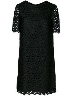 платье-шифт с открытой вышивкой Boutique Moschino