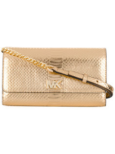 сумка с эффектом змеиной кожи Michael Michael Kors