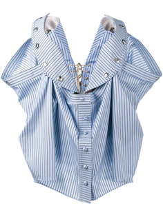блузка-бюстье в полоску без бретелек Y / Project