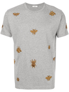 футболка с вышитыми насекомыми Valentino