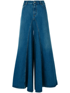 расклешенные джинсы с завышенной талией Mm6 Maison Margiela