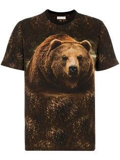 футболка с принтом медведя Etro