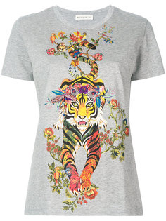 футболка с принтом тигра Etro