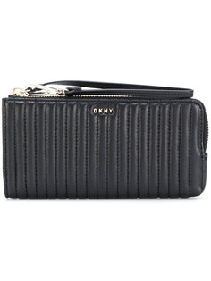 стеганый кошелек в полоску DKNY