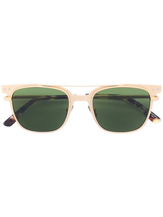 квадратные солнцезащитные очки с фактурной отделкой Bottega Veneta Eyewear