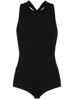 cross back bodysuit Giuliana Romanno