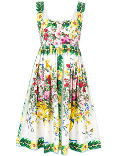 платье с цветочным рисунком Dolce &amp; Gabbana