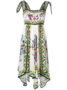 платье с цветочным рисунком Dolce &amp; Gabbana