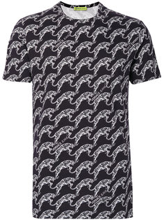 футболка с вышивкой тигров Versace Jeans