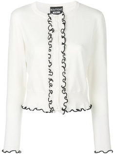 кардиган с отделкой оборками Boutique Moschino