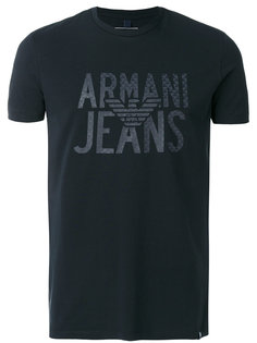 футболка с принтом логотипа Armani Jeans