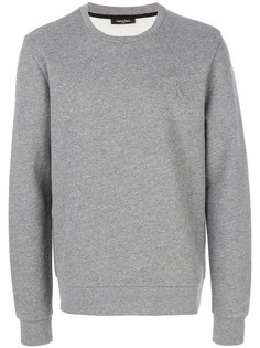 толстовка с тиснением логотипа Calvin Klein