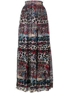 расклешенная юбка с рисунком Just Cavalli