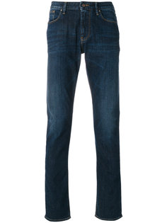 выбеленные джинсы кроя слим Armani Jeans