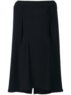 многослойное платье-кейп  Alberta Ferretti