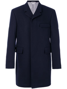 пальто с карманами с клапаном  Thom Browne