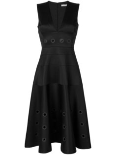 расклешенное платье с люверсами  Versace Collection