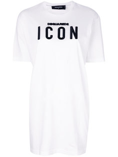 футболка с вышивкой Icon Dsquared2