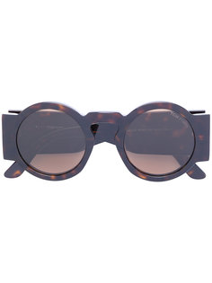круглые солнцезащитные очки в массивной оправе Tom Ford Eyewear