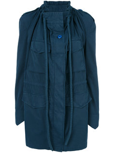 пальто с драпировками Mm6 Maison Margiela