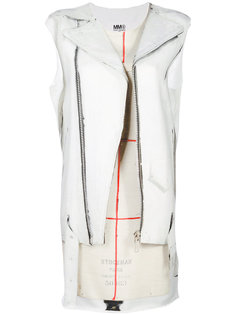 платье с вышивкой  Mm6 Maison Margiela