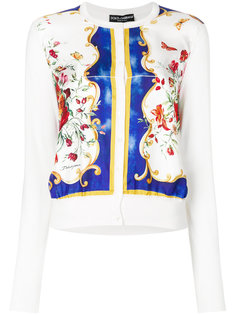 кардиган с цветочным принтом Dolce &amp; Gabbana