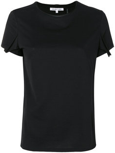 футболка с драпировкой на рукавах Helmut Lang
