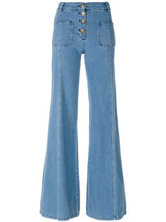 расклешенные джинсы Chloé