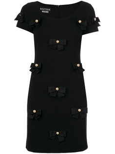 платье с аппликацией бантов Boutique Moschino