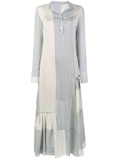 полосатое платье с длинными рукавами Stella McCartney