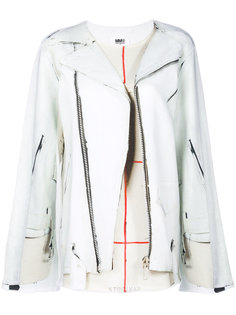 топ с рисунком Mm6 Maison Margiela