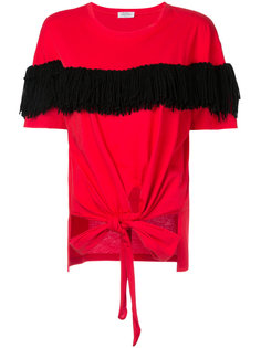 футболка с отделкой бахромой Sonia Rykiel