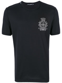 футболка с короной и пчелой Dolce &amp; Gabbana