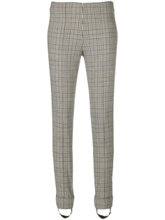 узкие брюки в клетку Ermanno Scervino