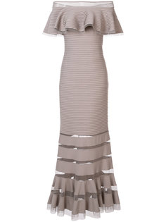 платье с открытыми плечами Tadashi Shoji