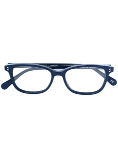 очки в оправе овальной формы Stella Mccartney Eyewear