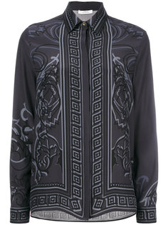 рубашка с узором из арабесок Versace Collection