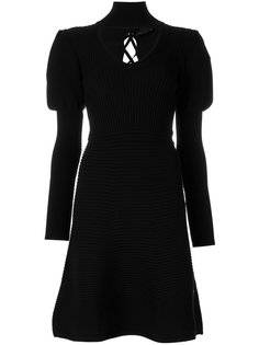 А-образное платье в рубчик  Philipp Plein