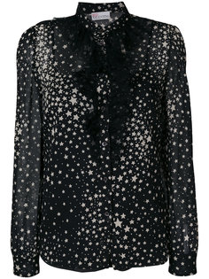 блузка со звездами  Red Valentino