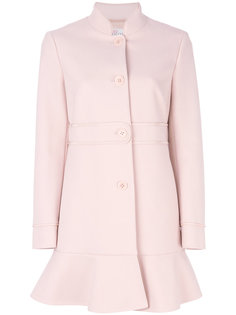 пальто с оборкой на подоле Red Valentino