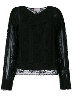 полупрозрачная блузка  Red Valentino