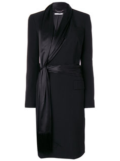 пальто с асимметричной оторочкой шарфом Givenchy