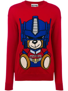 вязаная толстовка Transformer Bear Moschino