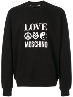 толстовка Love Moschino с принтом Love Moschino