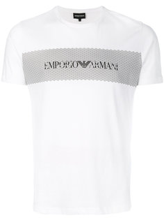 футболка с принтом Emporio Armani