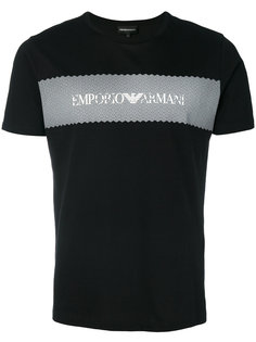 футболка с принтом Emporio Armani