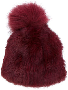 шапка с помпоном Yves Salomon Accessories