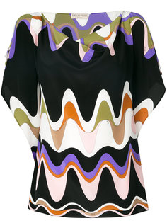 блузка с волнами Emilio Pucci